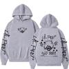 Rapper Lil Peep SUS BOY Hoodies Men Women Clothing Vintage Hip Hop Oversized Sweatshirt Casual Soft Cotton Sweatshirt Loose Cozy and Versatile