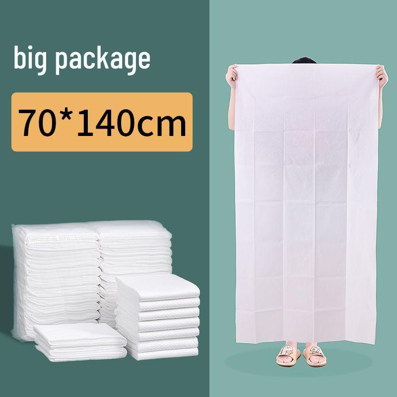 Extra Thick Disposable Bath Towels - 100 Individually Packaged for Adults