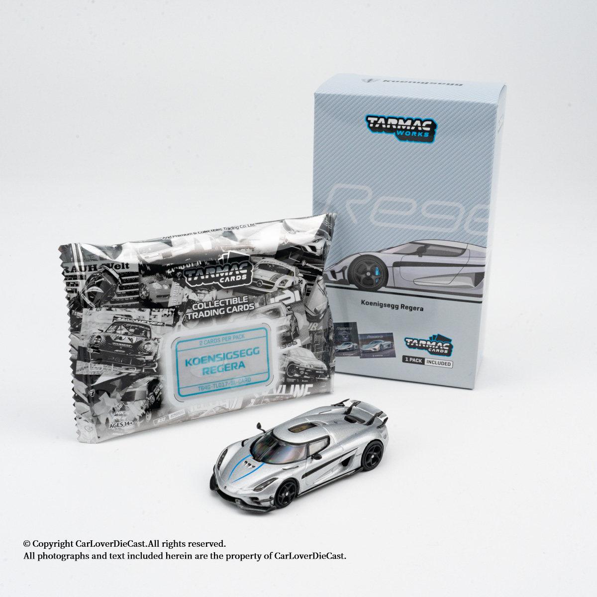

TW 1:64 Regera Silver Metallic simulation alloy car model desktop ornament for collectors as a birthday gift for boys toys
