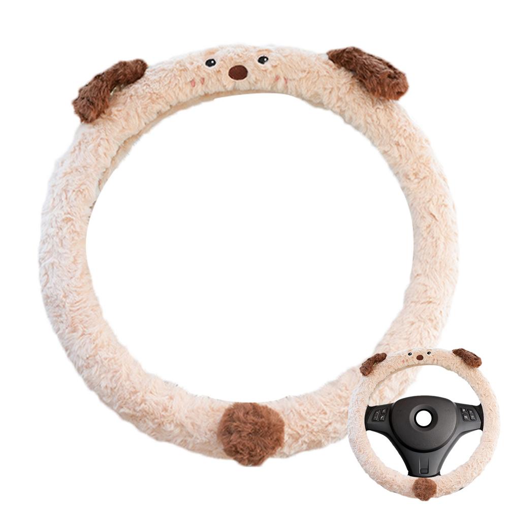 Steering Wheel Cover Women Animal Shaped Protector Auto Steering Wheel Protector For Women Girl Automobile SUV Truck Interior
