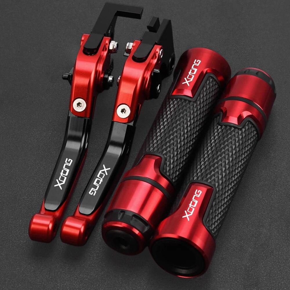 Motorcycle Aluminum Handlebar Hand Grips Ends Adjustable Brake Clutch Lever FOR KYMCO XCITING 250/300/400/500 2003 2004 2022