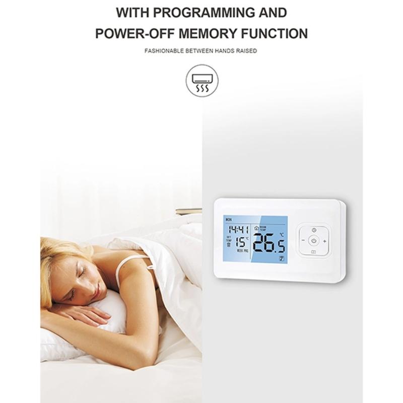 WiFi Thermostat Digital Temperature Controller APP Control LED Display Screen Electric Floor Heating Thermostat