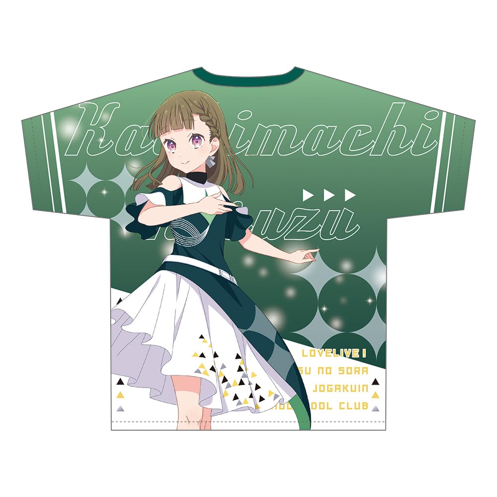 Kadokawa Love Live Hasunozora Girls' Academy School Idol Club Full Graphic T-Shirt Ver. Suirinbu Tomachi Kozuru Length 730mm X Width 550mm X Sleeve