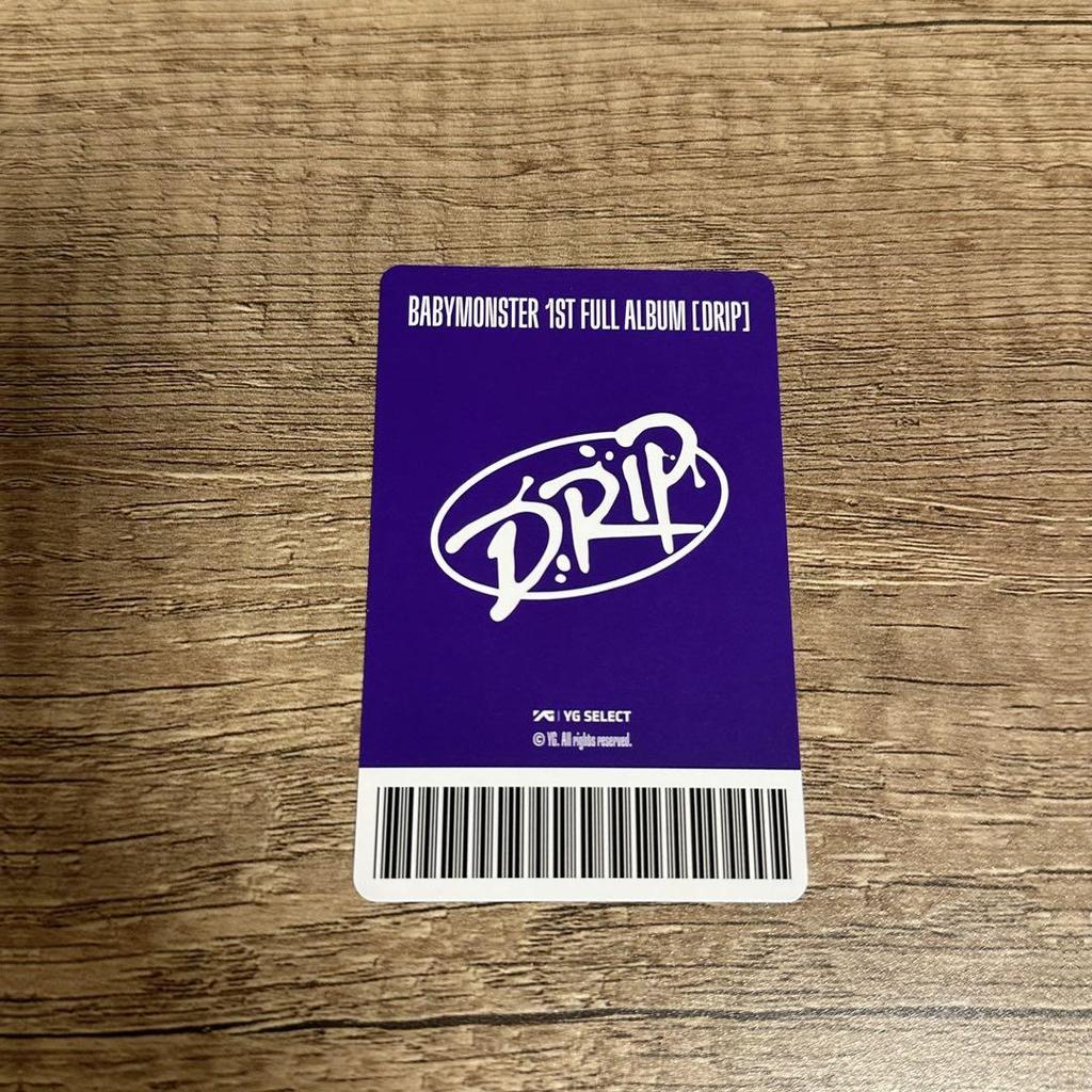 [USED] babymonster drip yg2.0 yonton ahyun