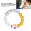 Baby Teething Bracelet Loose Silicone Round Handcrafted Infant Bracelet Teether Toys for Nursery