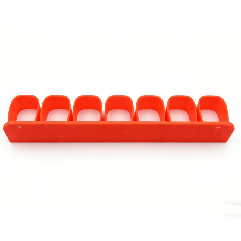 Wall Mounted Plastic Wrench Organizer With 7/10 Slots Durable For Garage Workshop Tool Storage Home Diy Use