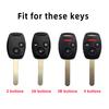 Car Key Case Cover Silver Edge Tpu For Honda Cr-V Freed Freed Fit Civic Jazz Pilot Accord Pilot Insight Auto Shell Fob Holder