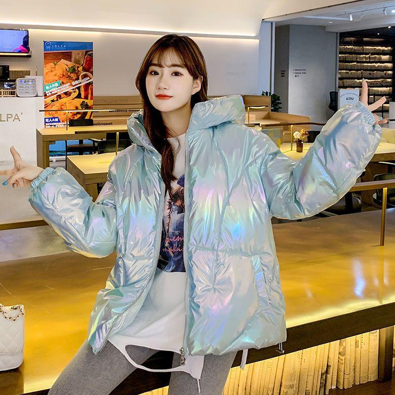 WTEMPO Thickened Women's Spring Autumn Winter Pockets Cotton Jackets Streetwear Workwear Large Size Cotton Padded Warm Hooded Coats