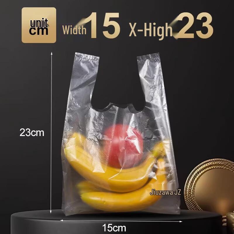 Miaojiayi Disposable Transparent Vest-Style Plastic Bags