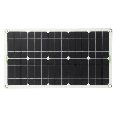 Panel słoneczny 100W Przenośny Elastyczny Monokrystaliczny Krzem Zestaw Ładowarki Słonecznej do Samochodu Łodzi Morskiej Kempingu