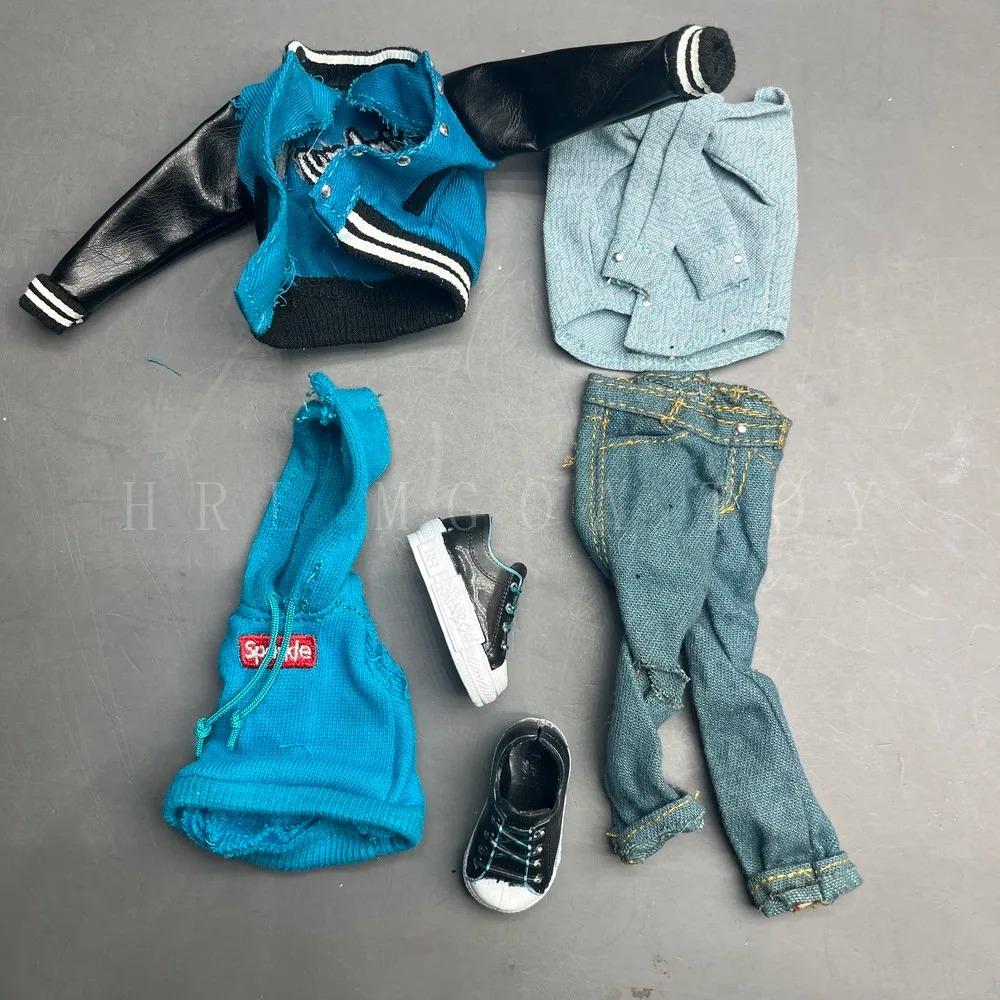 Original Multi Style Rainbow Middle School 28cm Doll Clothes and Shoes Set Fashion Dressing Girls' Holiday Gift Toys