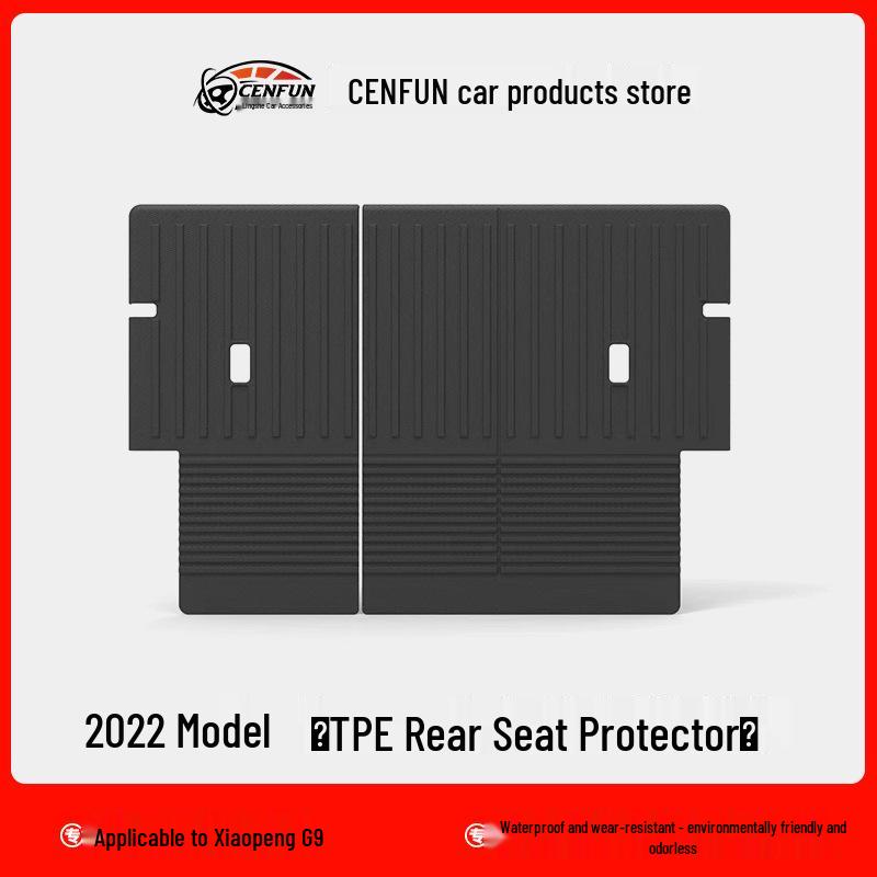 Xpeng G9 2024 Trunk Mat and Rear Seat Protector - TPE, Odorless, Eco-Friendly
