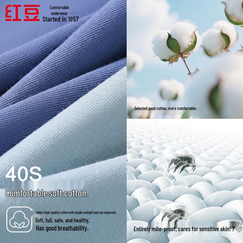 Hongdou Men's Antibacterial Boxer Briefs 4-Pack