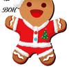Winter Wonderland Decor Gingerbread Man Hanging Ornaments, Wooden Figure Pendants, Xmas Tree Rustic Christmas Decorations for Tree, Party Favors