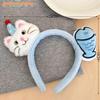Girlish Amusement Park Cute Pet Ears Headband - Versatile Makeup, Wash Face, and Photo Prop Hair Clip Headwear.