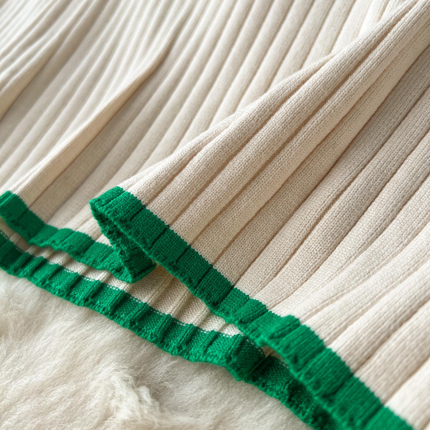 Винтажный вязаный топ с круглым вырезом в стиле Хепберн — фото 21