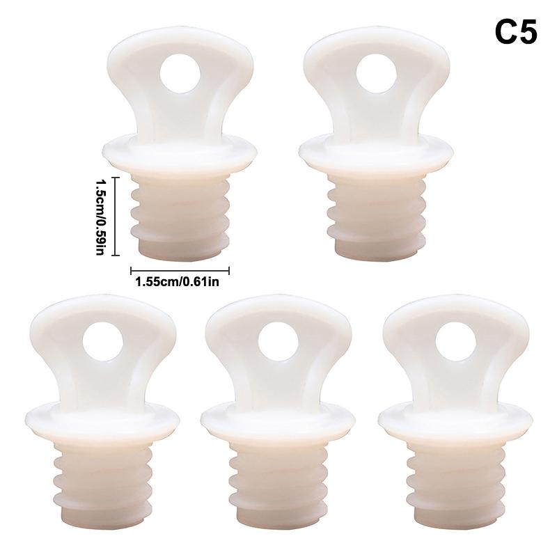 5/1Pcs  Water Bag Stopper Multi Sizes Plastic Water Plug  Water Bottle Replacement Seal Stoppers Leakproof Durable