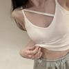 Sling Vest for Women with Hot Girls Sexy Base Shirt for Summer New Style Short Pure Student Top