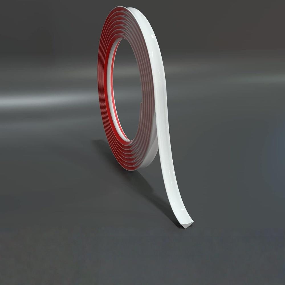 

1pc 12mm/0.47in Molding Edge Soft TPE Line Ceiling Strip Self Adhesive Decorative Strip Kitchen Bathroom Window Wall Corner 1m