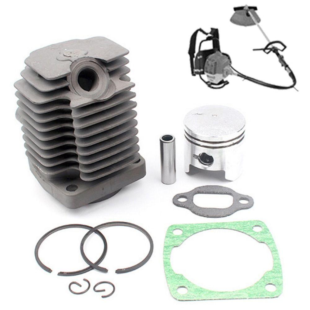 40-6 Mower Cylinder Assembly Piston with Accessorires 411 Lawn Mower Cylinder Black White Paper Pad+ Needle Roller bianco