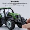 Agricultural Tractor Model With Sound Light For Kids Large Farm Toy Vehicle
