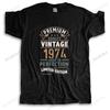 Mens Luxury Tshirt Vintage Year 1974  Limited Edition 43rd Birthday Mens Funny TShirt 43 Year Old T Shirt Summer Tops Tees