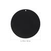 No-brand silicone heat-resistant pot mat black material dishwasher safe heat insulation function kitchen non-slip pad ideal placing cooking utensils