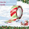 Christmas Flagging Tape 16.4ft Glow In The Dark Seasonal Decor Holiday Decoration Tape For Event Planners Party Organizers DIY