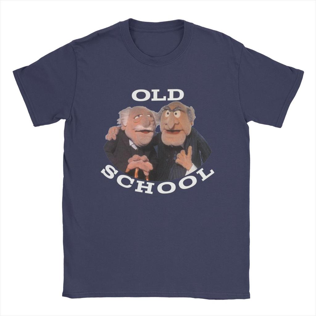 Men Statler And Waldorf T Shirt 100% Cotton Clothing Vintage Short Sleeve Round Neck Tee Shirt Printed T-Shirt