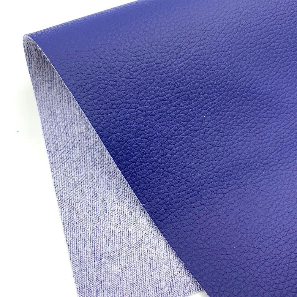 Litchi PU Leatherette Faux Leather Fabric Synthetic For Sewing Bow Bag Brooches Sofa Car Doll DIY Hademade Material