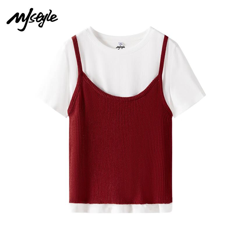 

MJ Style Women s Color Block Short Sleeve T-Shirt Set S