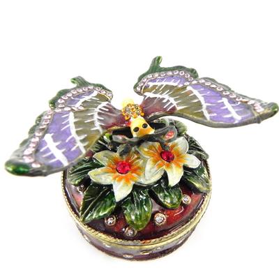 [H1663] - 'Spring Butterfly' Jewelry Box