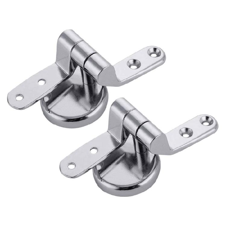 Bathroom Toilet Seats Hinge Replacement Zincs Alloy Tightening Toilet Lid Hinge Flush Toilet Cover Mounting Connector