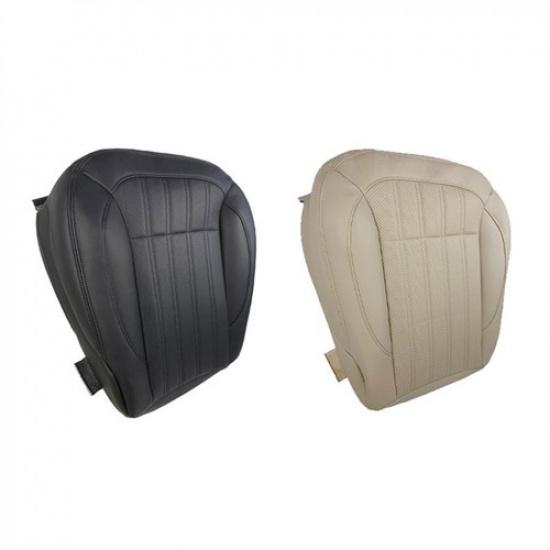 Black/Beige Leather Car Left Driver Seat Cover Change For Benz GL350 GL450 13-16