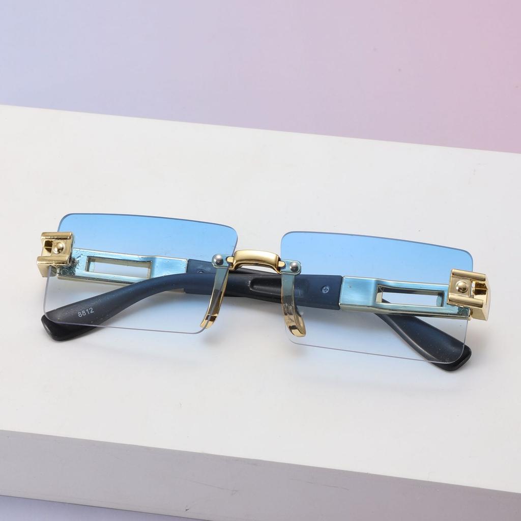 Frameless Trimmed Sunglasses Fashion Sunglasses Adult Sunshade Glasses Sunglasses
