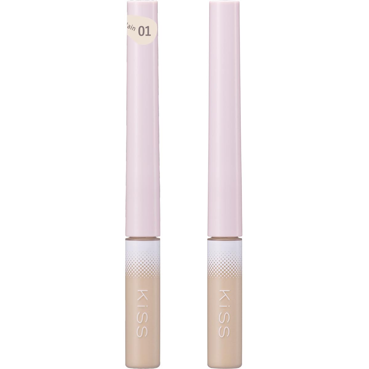 KiSS Skinny Liquid Concealer 01 Porcelain 3g Ultra-fine Tip High Coverage Adherence