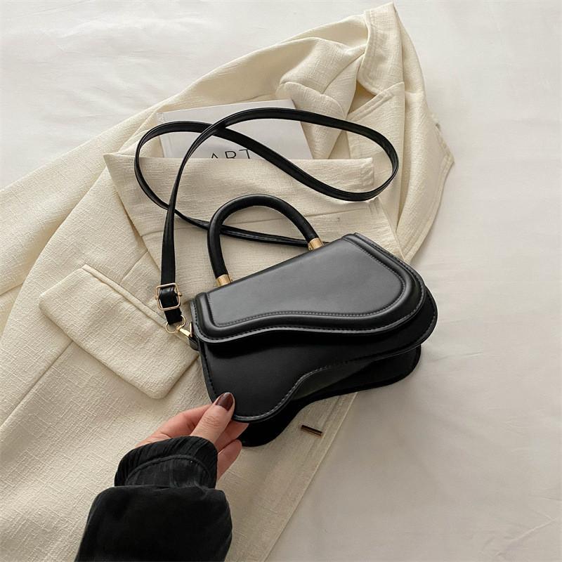 Chic Vintage Style Small Square Bag Modern Design Casual Shoulder Bag For Daily Use