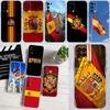 IK61 Spain Flag Transparent Phone Case for Samsung Galaxy A04 A04S A14 A23 A34 A54 M23 M33 M52 M53