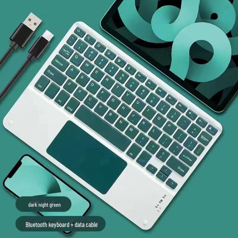 Universal 10-Inch Bluetooth Keyboard & Mouse Set for iPad, iPhone, Android & Tablets