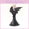 Halloween Bat Candle Holder Gothic Resin Art Home Decor Perfect For Spooky Decorations