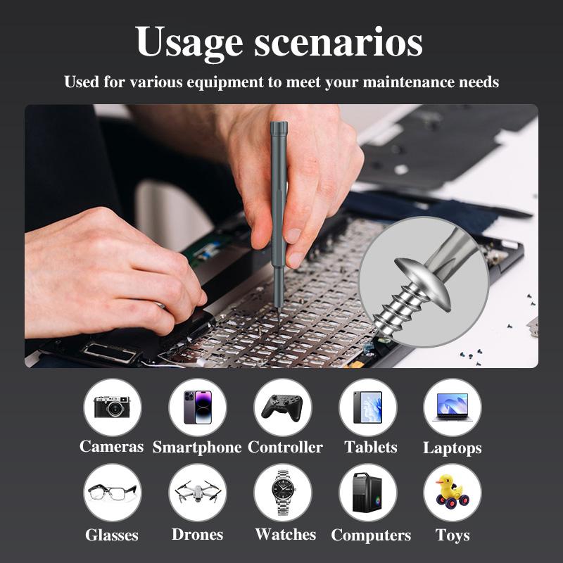 Galacok Toughbuilt Torque Precision Electric Screwdriver Set  DIY 3.7V Rechargeable Screwdriver Laptop iPhone Disassembly Repair
