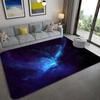 Starry Sky Crystal Velvet Printing Living Room Carpet Household Children'S Room Bedside Floor Mat