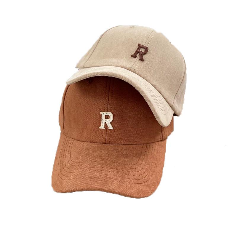 Women's spring hat R word casual couple cap summer fashion versatile outdoor shade men's baseball cap
