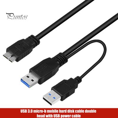 Adaptérový kabel USB 3.0 A na Micro B Napájecí kabel USB 2.0 pro pevný disk SSD