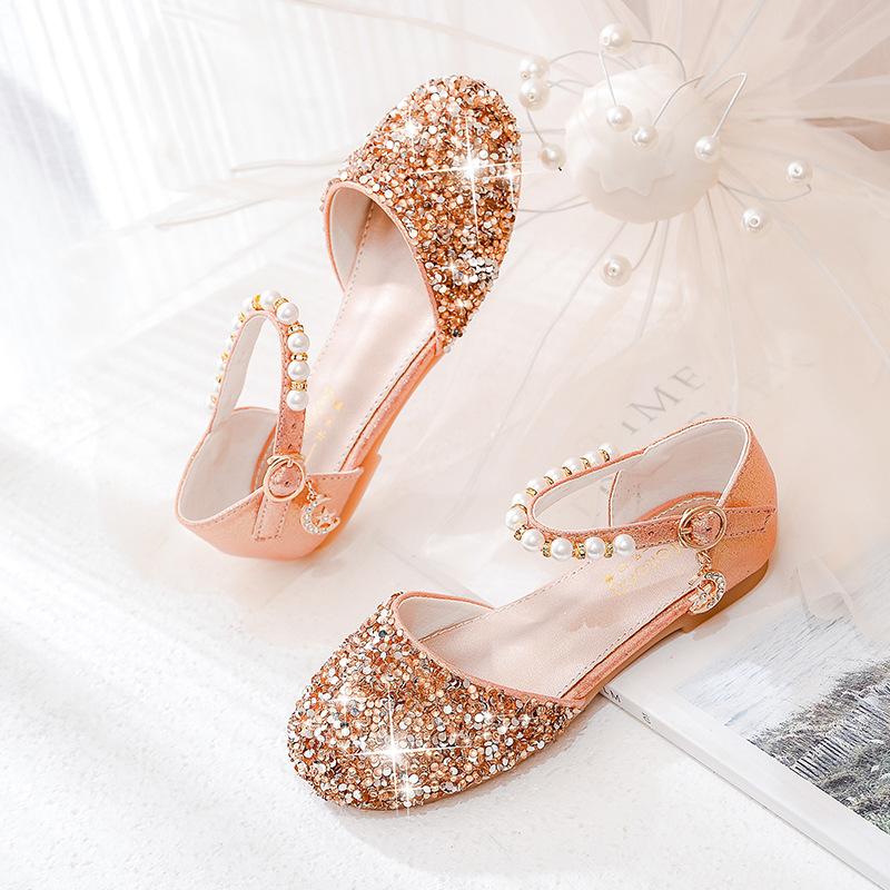 Girls' Sandals Fashion Summer New Children's Hot Soft Sole Big Kids Girls Summer Brand Princess Shoes Trendy