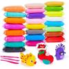 Eclet (Pack Of 12) Air Dry Clay, Colorful Children Soft Clay, Creative Art Crafts, Gifts For Kids-Multi Color. Non-Toxic