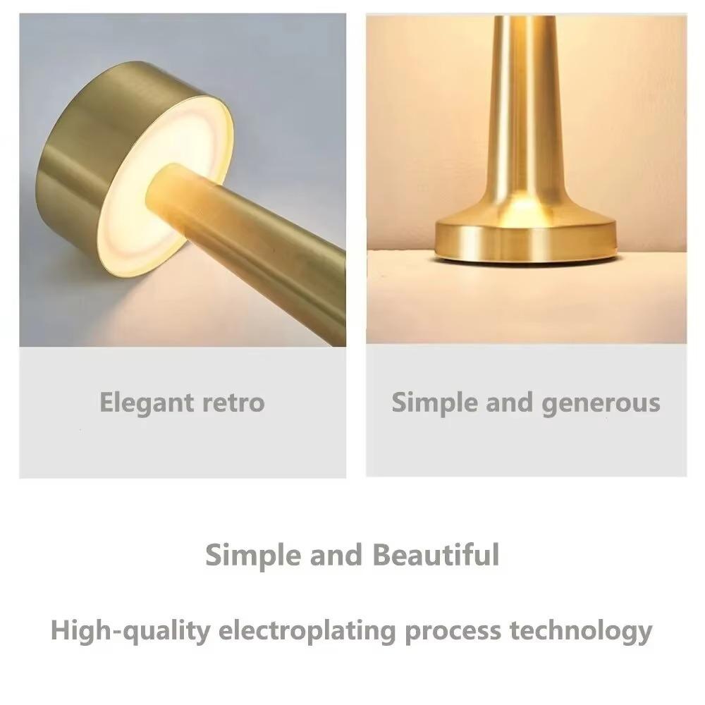 Retro Led Night Lights Touch Bedroom Decoration Light Led Table Lamp  Hotel Bar Coffee Table