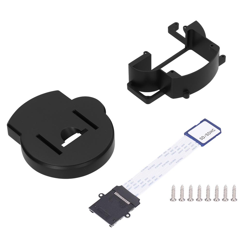 3 Dimension Printed Tray Mount Portable Printing Installation Tray Kit with Storage Card Extension Cable for GameCube