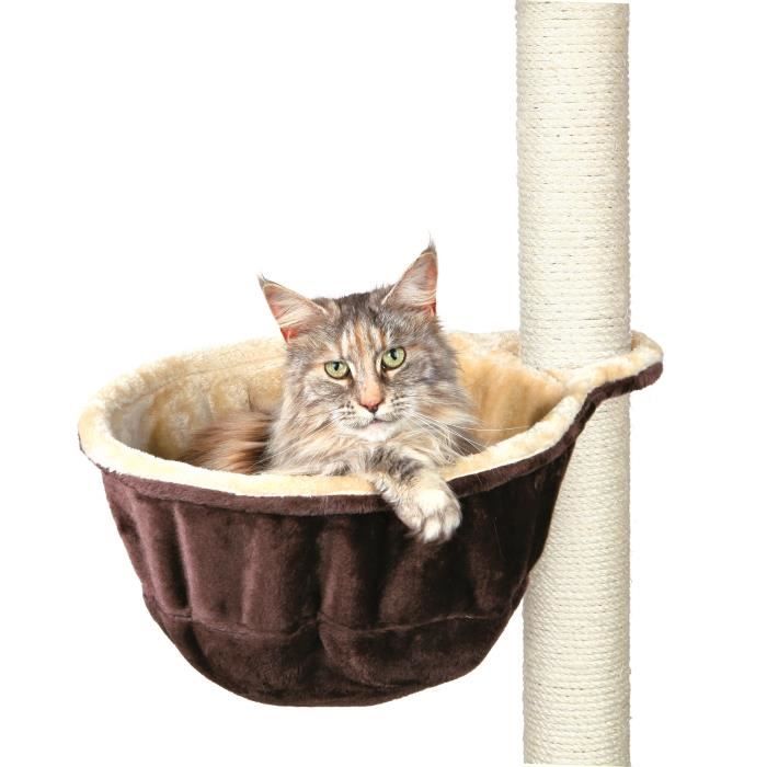 TRIXIE Sac confort pour arbre à chat Ø38 cm - Brun et beige - Pour chat
