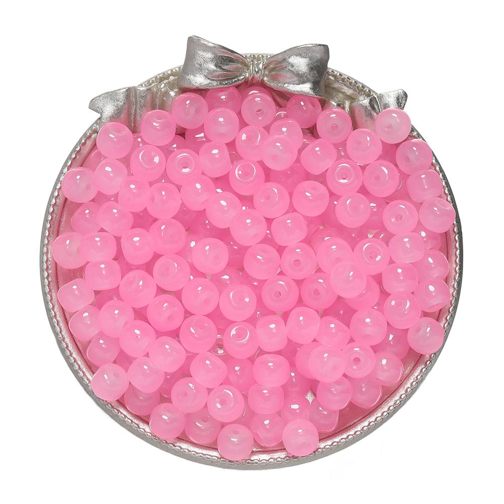 20-50pcs/lot Jelly Flat Round glass Beads Bracelet Spacer Beads For DIY Handmade Charm Jewelry Making Findings Wholesale